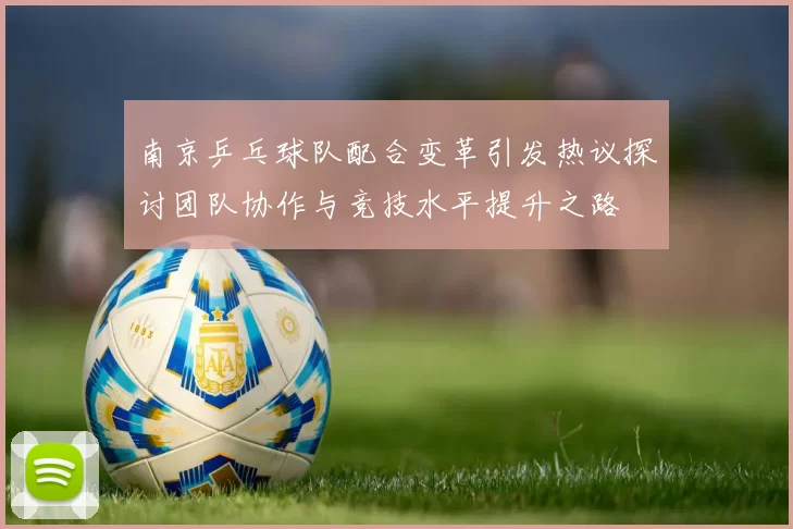 南京乒乓球队配合变革引发热议探讨团队协作与竞技水平提升之路